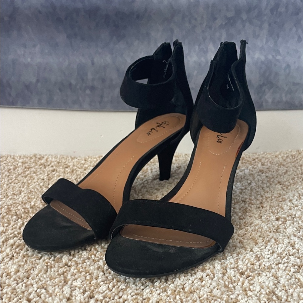 Black Suede Heels